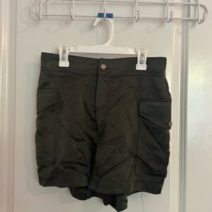 Men's Green Cargo Shorts
